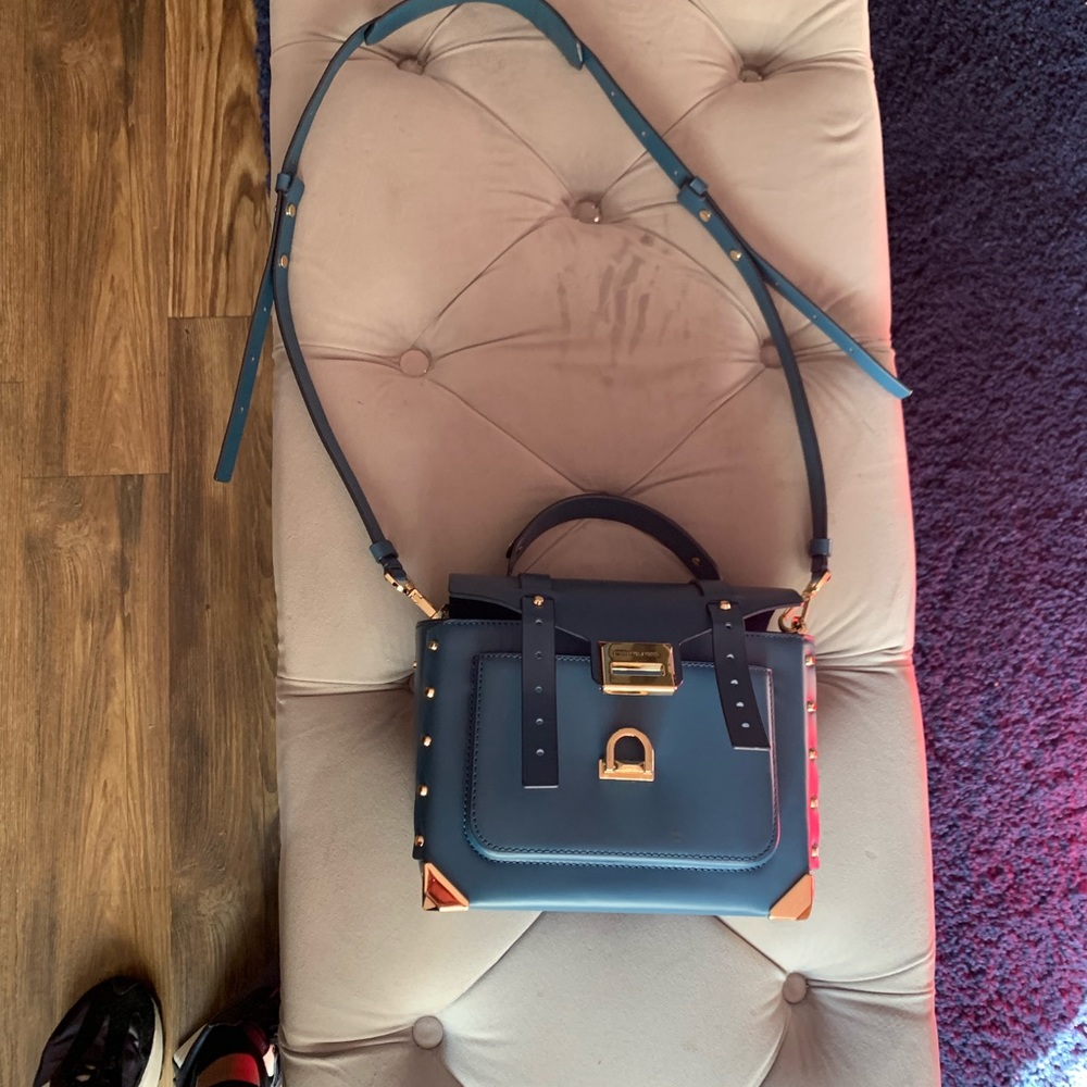 Blue Michael Kors bag